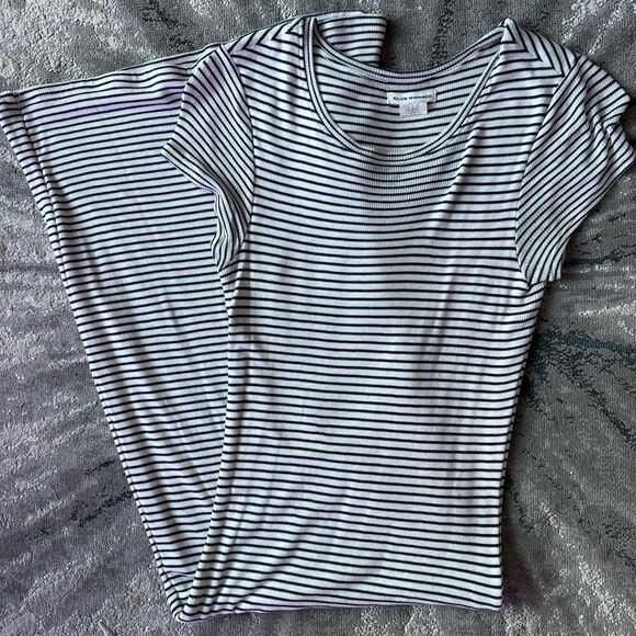 Club Monaco | Jaquetta Striped Cap Sleeve Dress | Extra Small - Picture 2 of 5